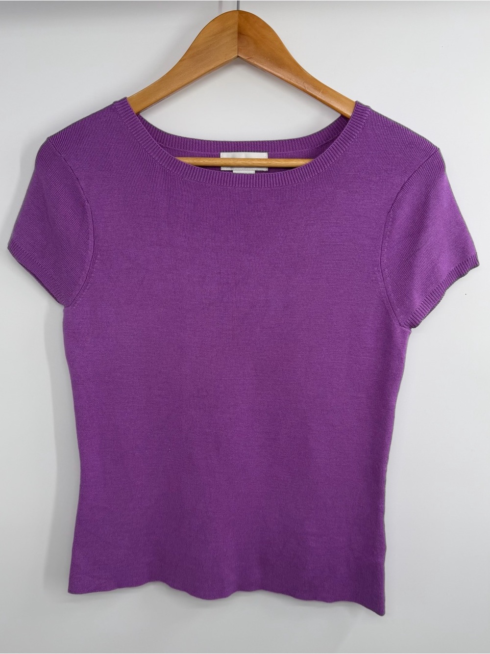 Worthington Vintage 90s Y2K Silk Blend Knit Short Sleeve Top